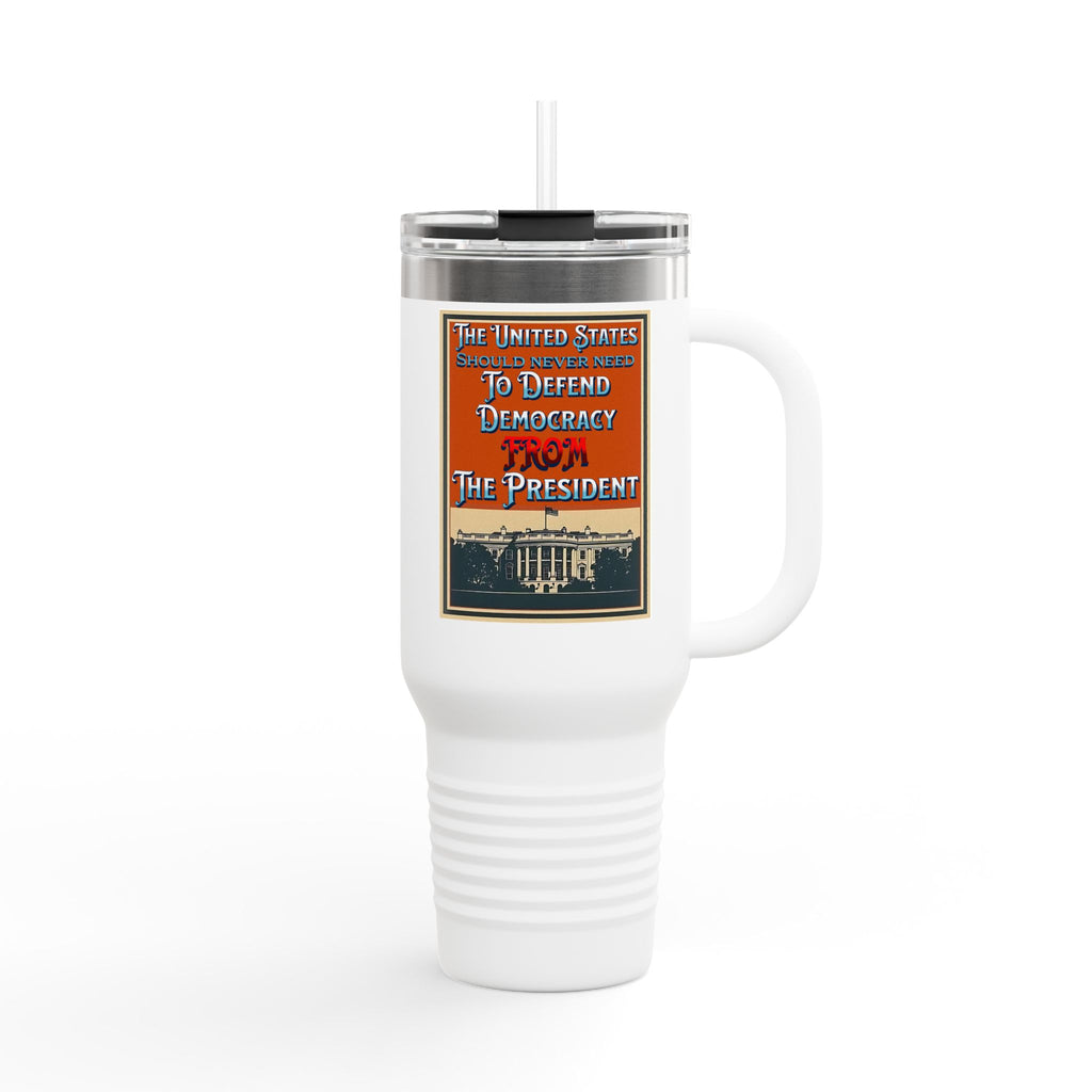 Defending Democracy Insulated  40 oz. Travel Mug