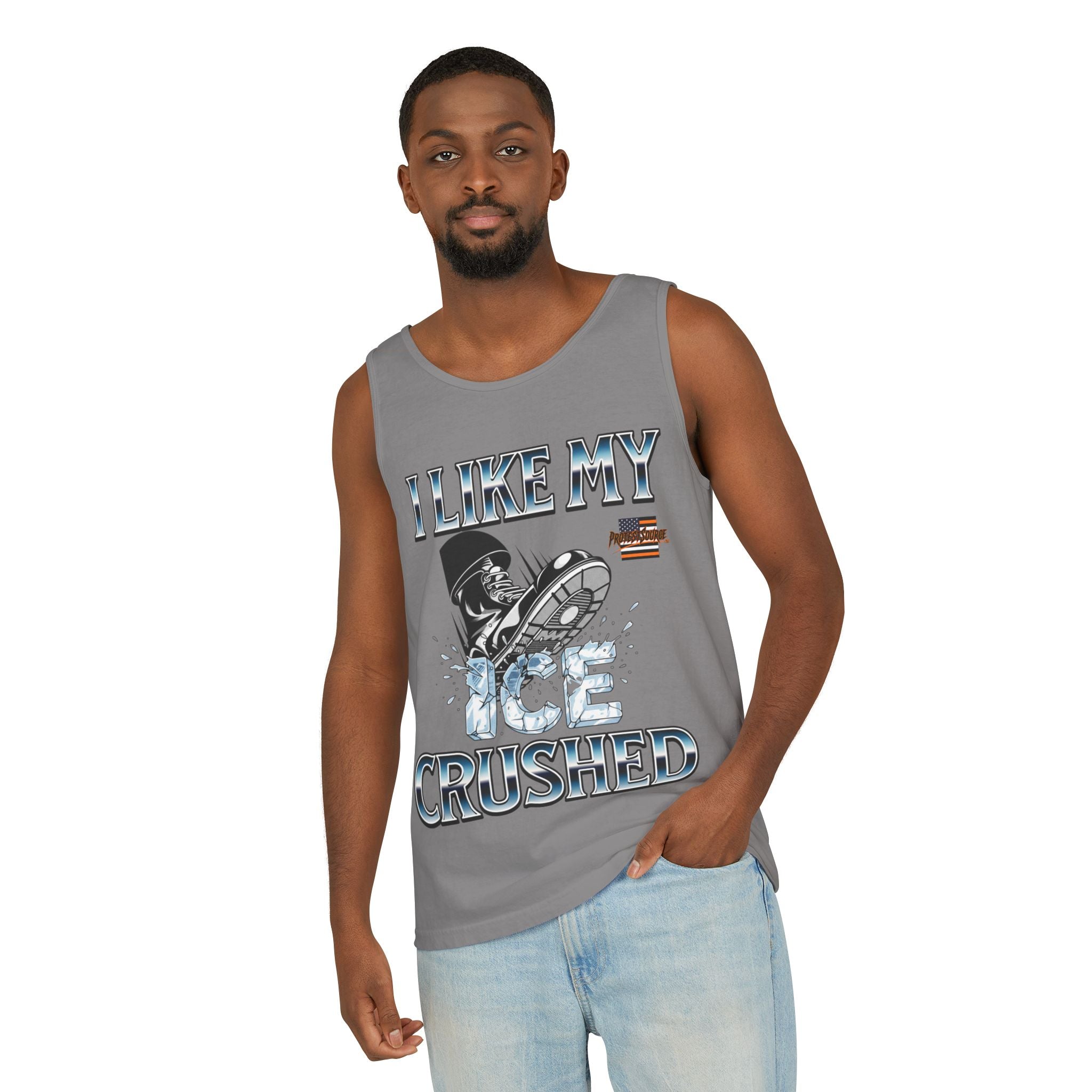 I Like My ICE Crushed Unisex Cotton Tank Top