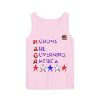 Morons Are Governing America Unisex Cotton Tank Top