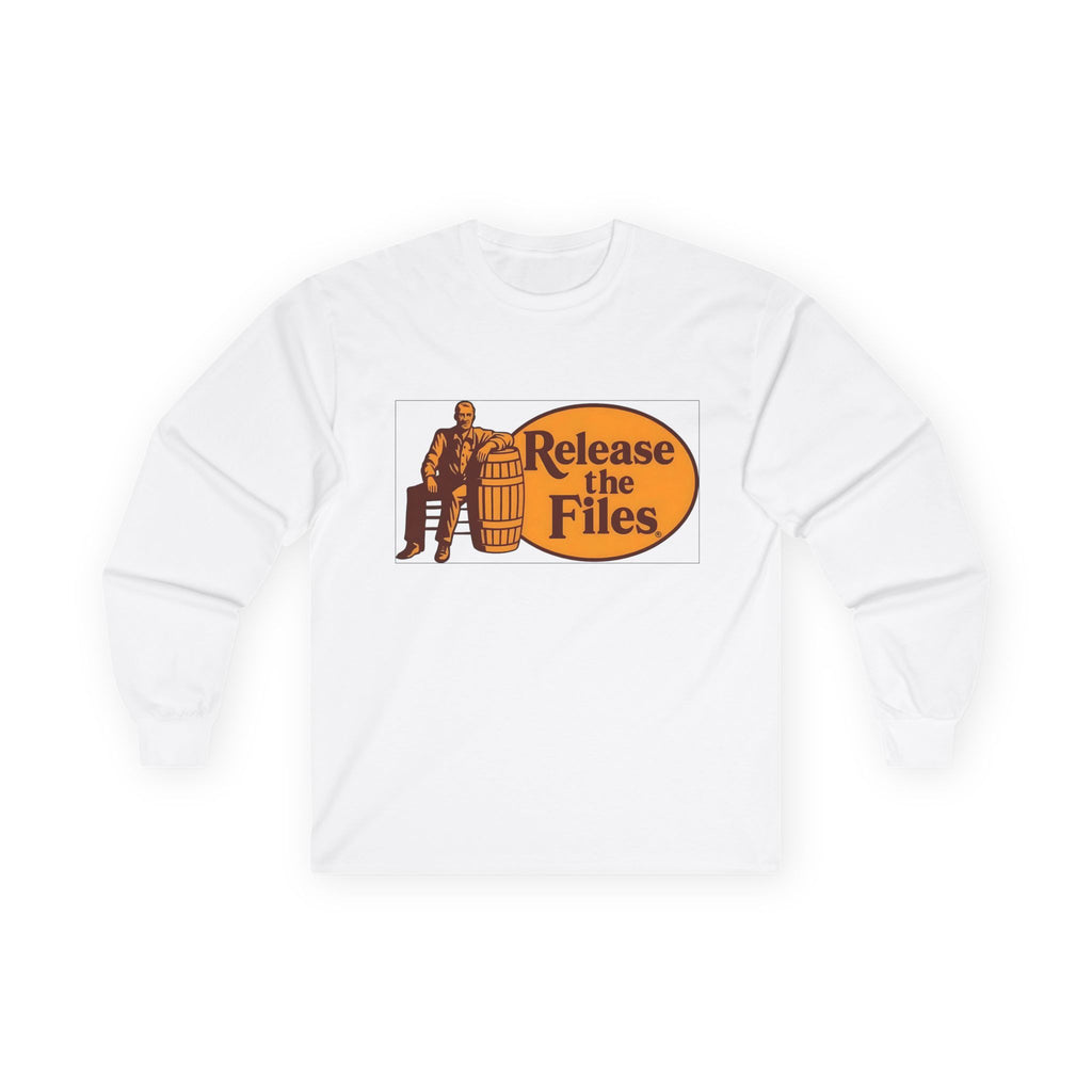 Release The Files Long Sleeve Cotton Gildan Tee