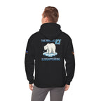 The Wrong ICE is Disappearing Unisex Heavy Blend Gildan Hoodie Sweatshirt, Casual Wear, Gift for Activists, Comfortable Protest Wear