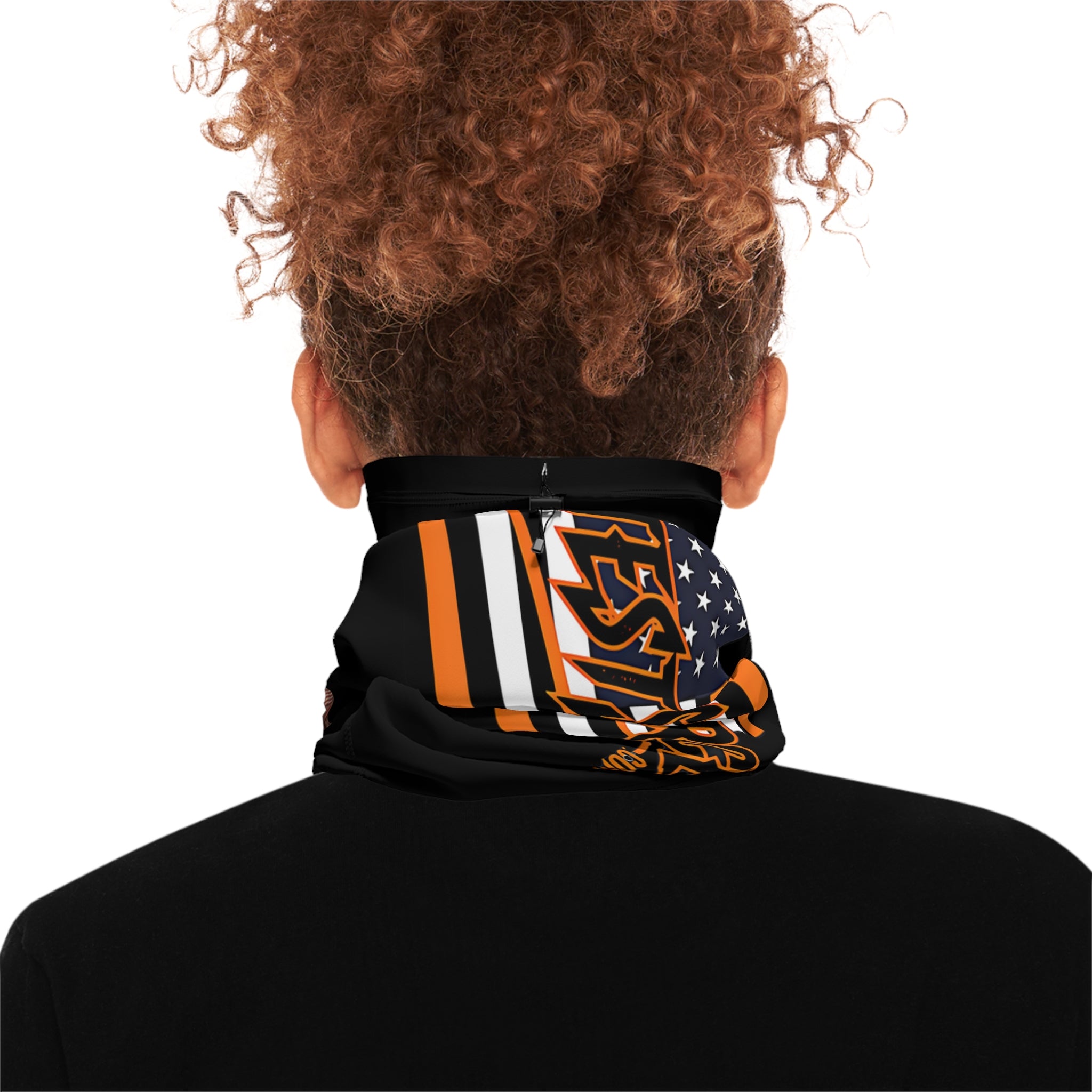 Free Speech for Me but not for Thee Winter Neck Gaiter with Drawstring, Protest Gear, Winter Accessories, Outdoor Wear, Gift for Activists, Cozy Neckwarmer