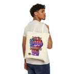 We The People Serve No Kings Cotton Canvas Tote Bag