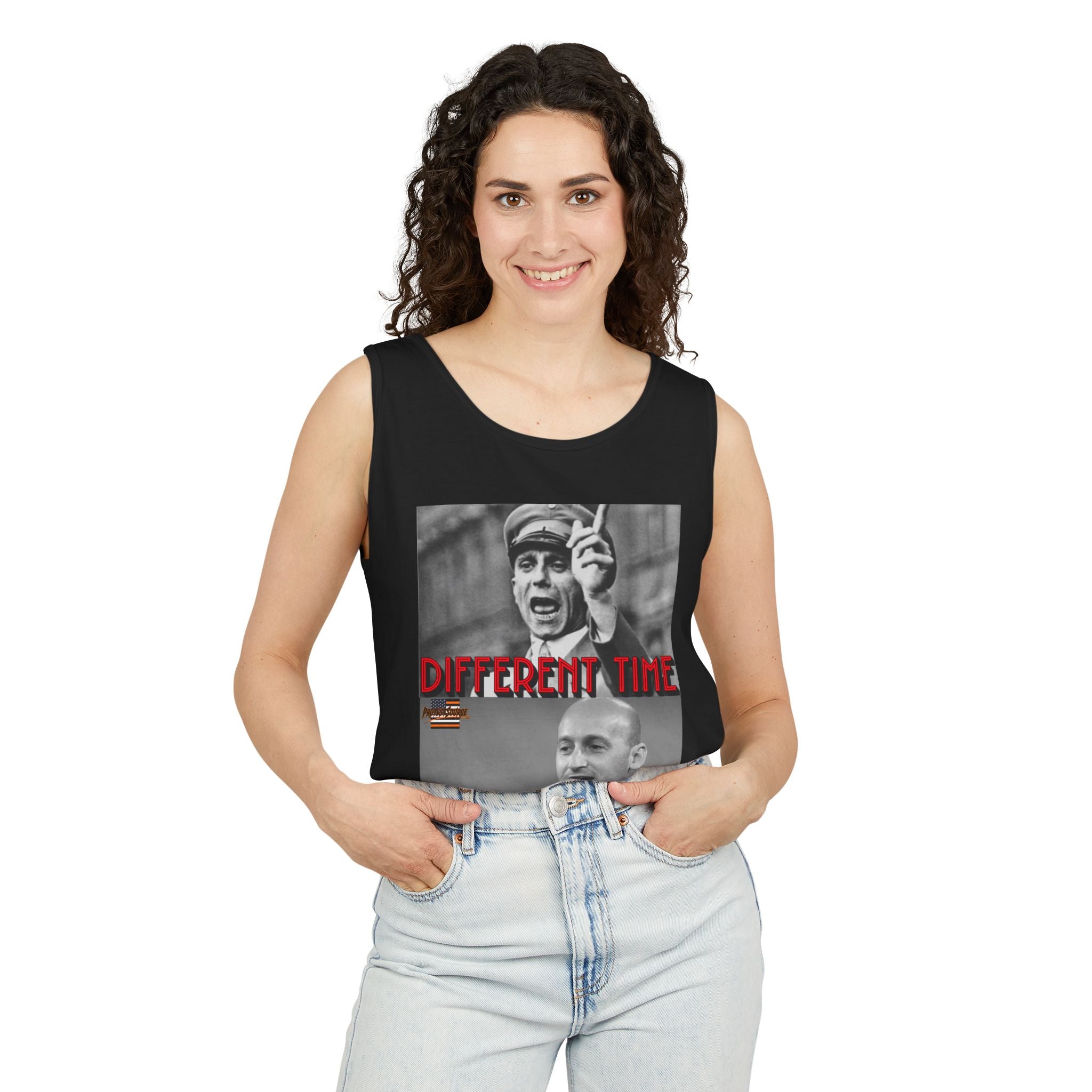 Different Time, Same Person Unisex Cotton Tank Top