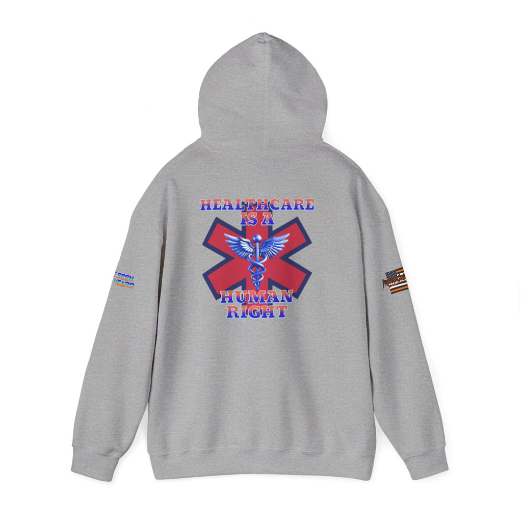 Healthcare is a Human Right Unisex Heavy Blend Gildan Hoodie