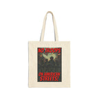 No Troops On American Streets Cotton Canvas Tote Bag