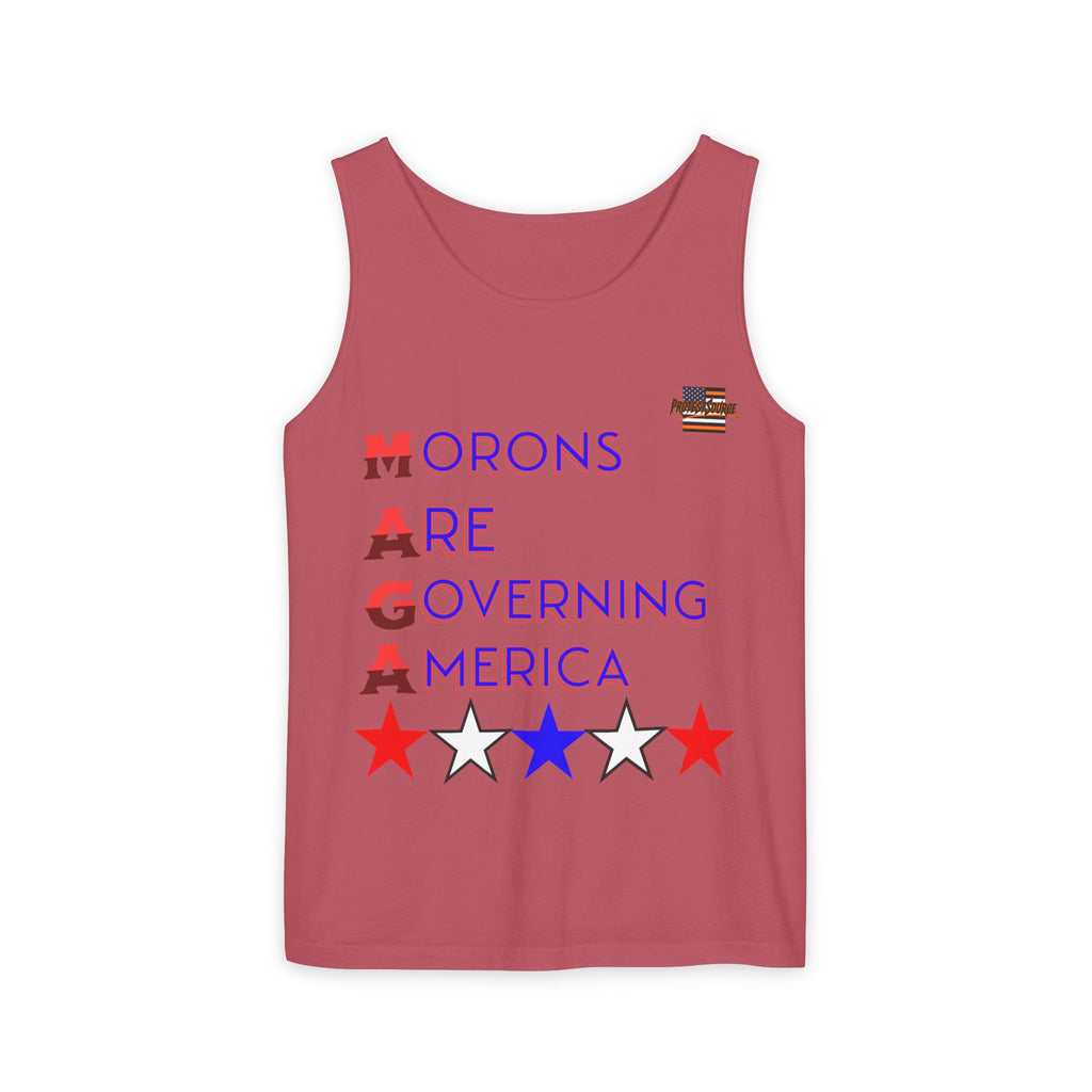 Morons Are Governing America Unisex Cotton Tank Top