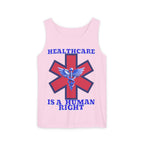 Healthcare is a Human Right Unisex Cotton Tank Top
