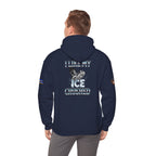 I Like My ICE Crushed Unisex Heavy Blend Gildan Hoodie Sweatshirt, Casual Wear, Gift for Activists, Comfortable Protest Wear