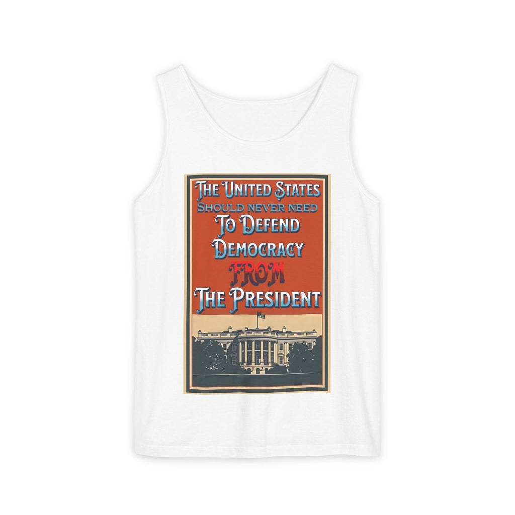 Defending Democracy Unisex Cotton Tank Top