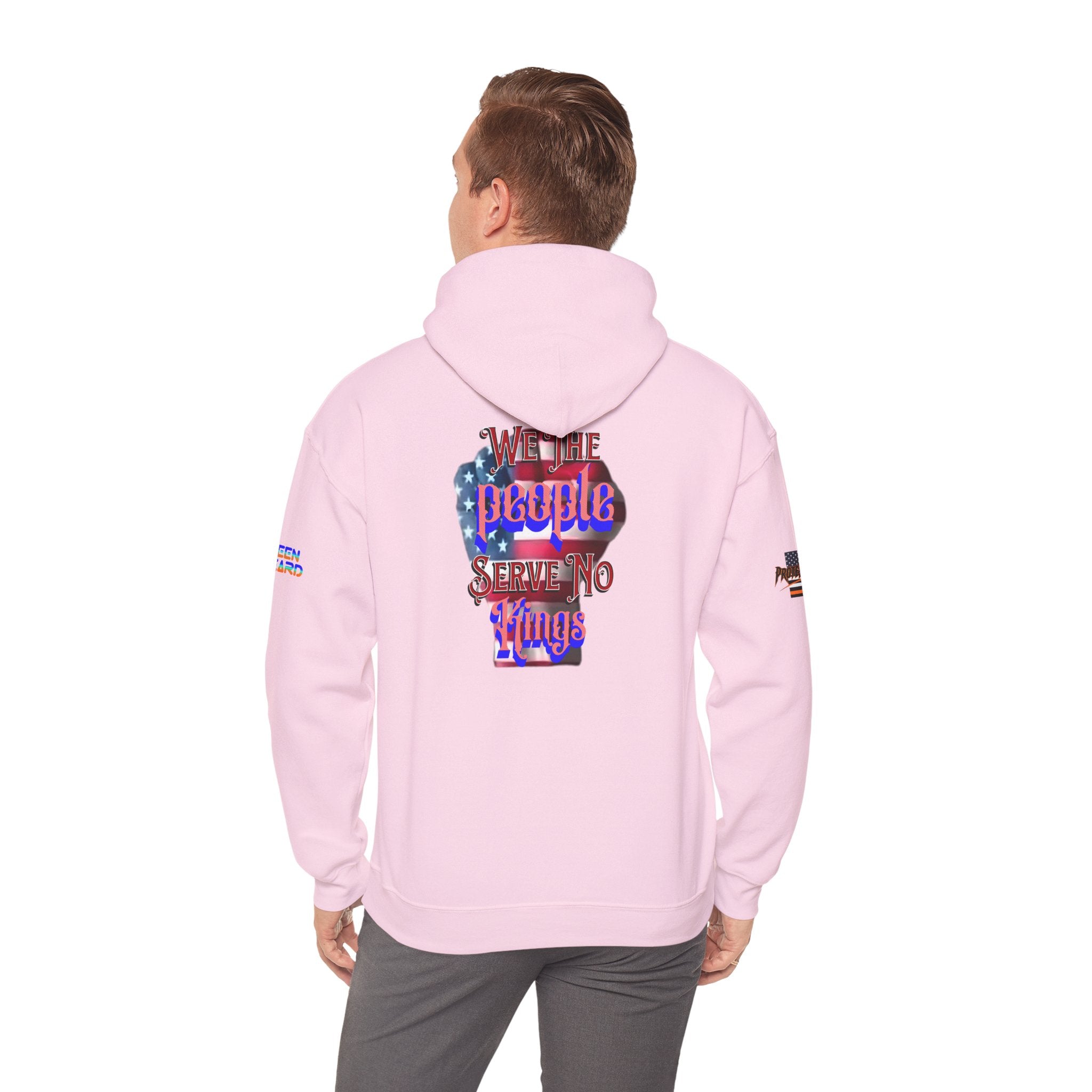 We The People Serve No Kings Unisex Heavy Blend Gildan Hoodie