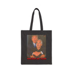 Trump and Epstein Coldplay Cam Cotton Canvas Tote Bag
