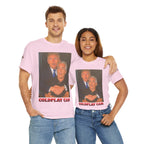 Trump and Epstein Coldplay Cam Unisex Heavy Cotton Gildan Tee