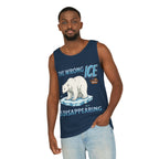 The Wrong ICE is Disappearing Unisex Cotton Tank Top
