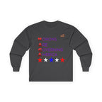 Morons Are Governing America Long Sleeve Cotton Gildan Tee