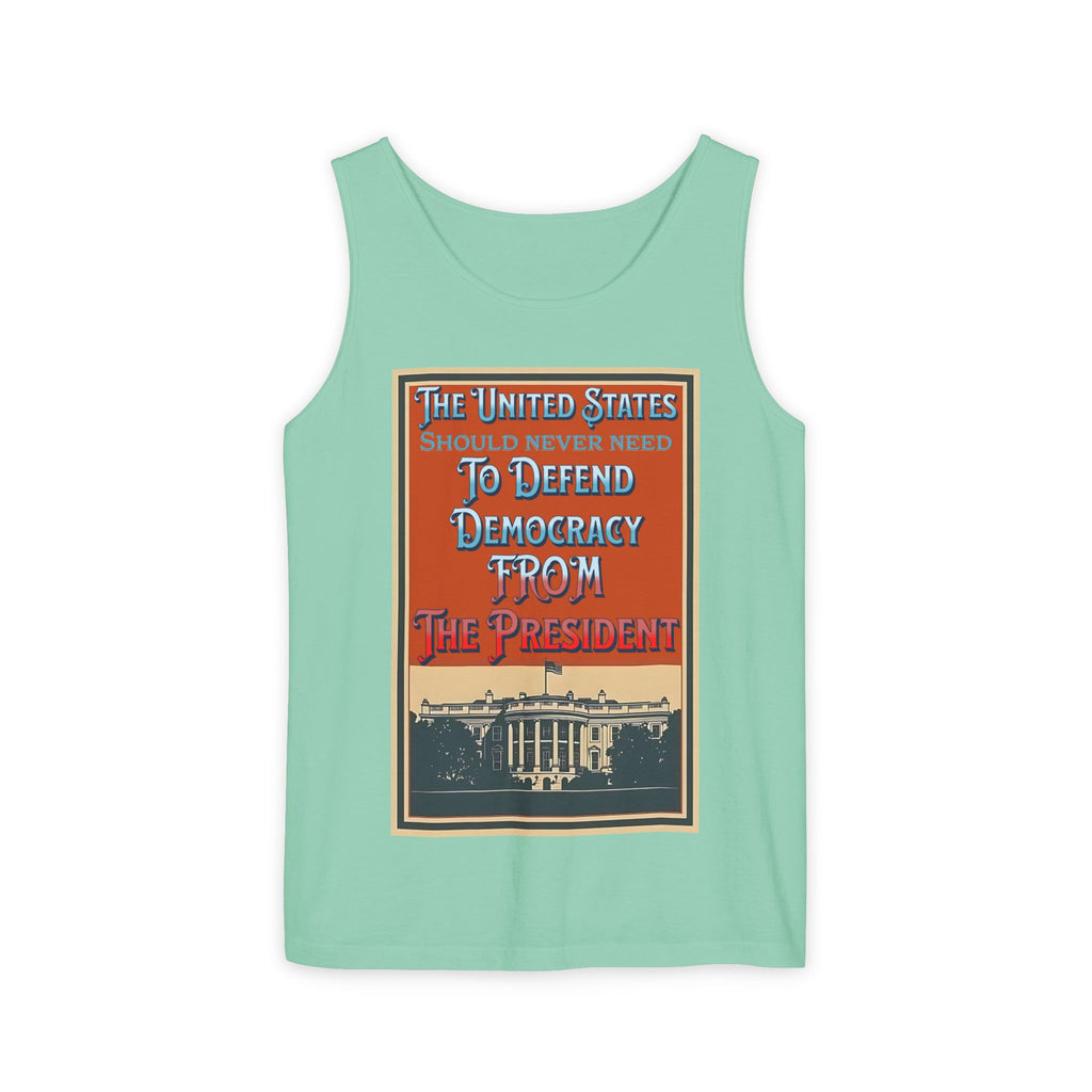 Defending Democracy Unisex Cotton Tank Top