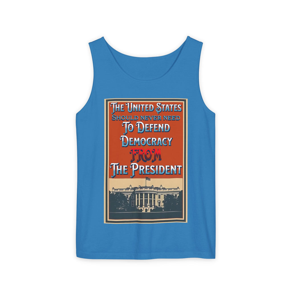 Defending Democracy Unisex Cotton Tank Top