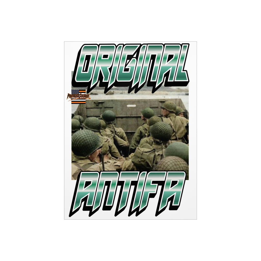 Original Antifa 18" X 24" Durable Foam Board Protest Sign