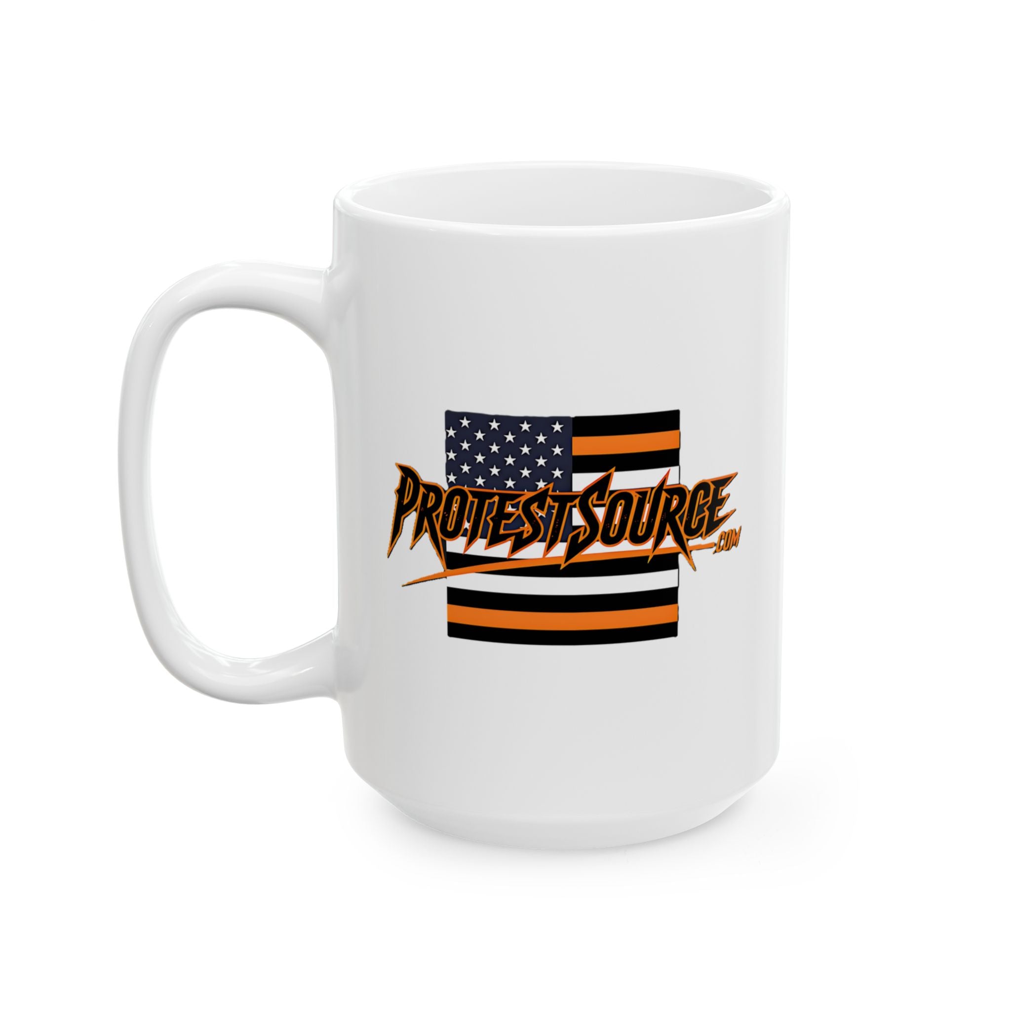 Release The Files 15 oz. Ceramic Coffee Mug, Perfect for Activists, Protests, Gifts, and Daily Use