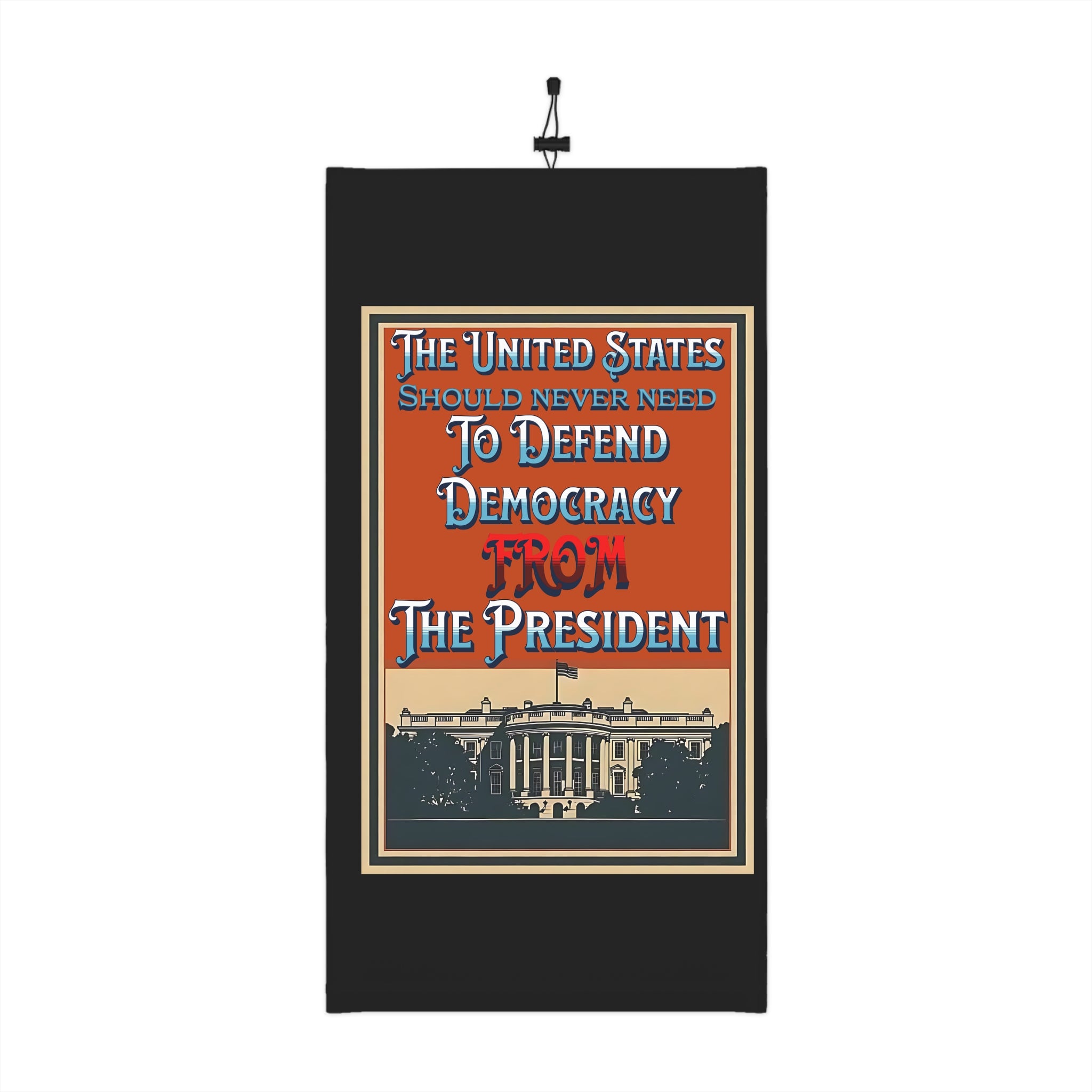 Defending Democracy Winter Neck Gaiter with Drawstring