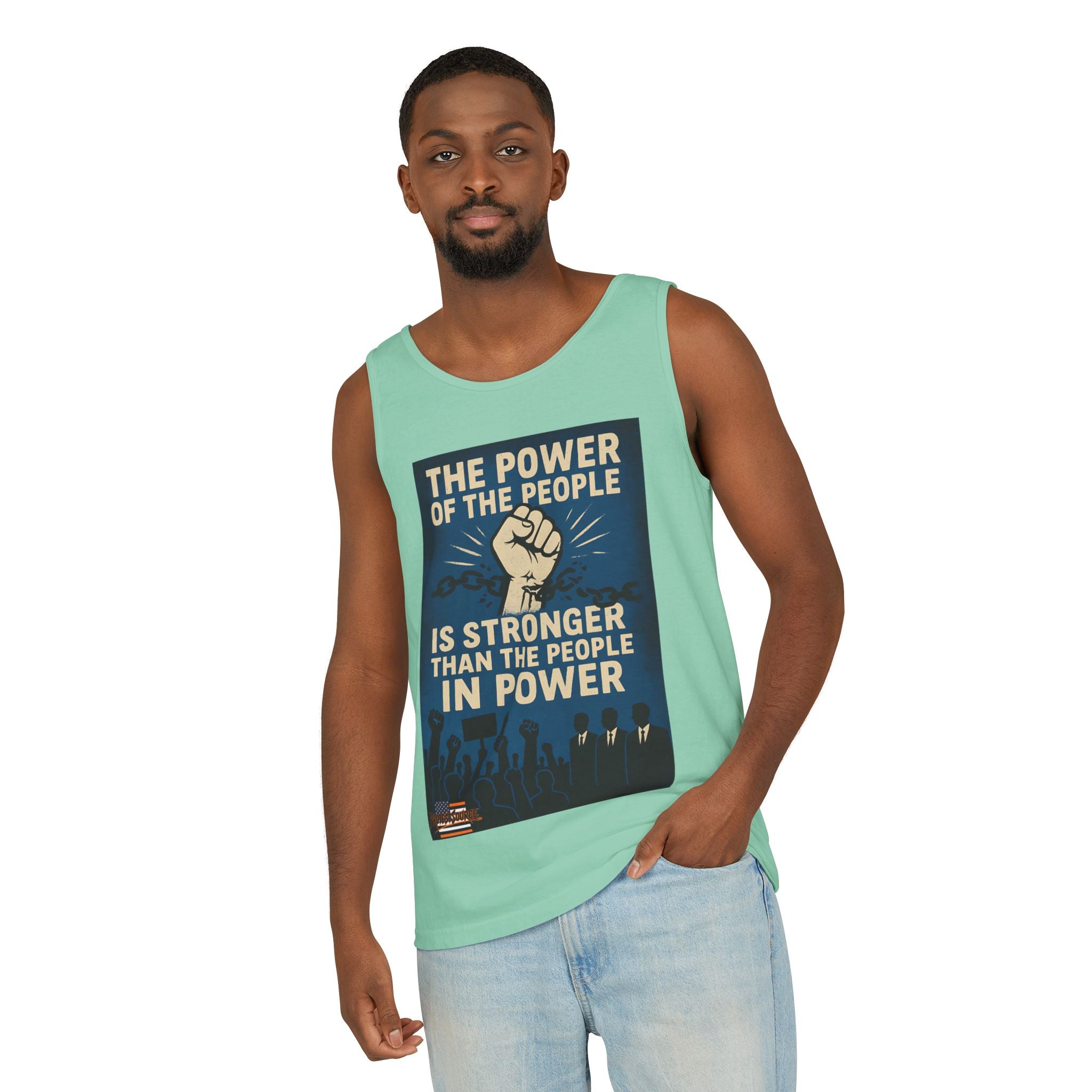 The Power of the People Unisex Cotton Tank Top