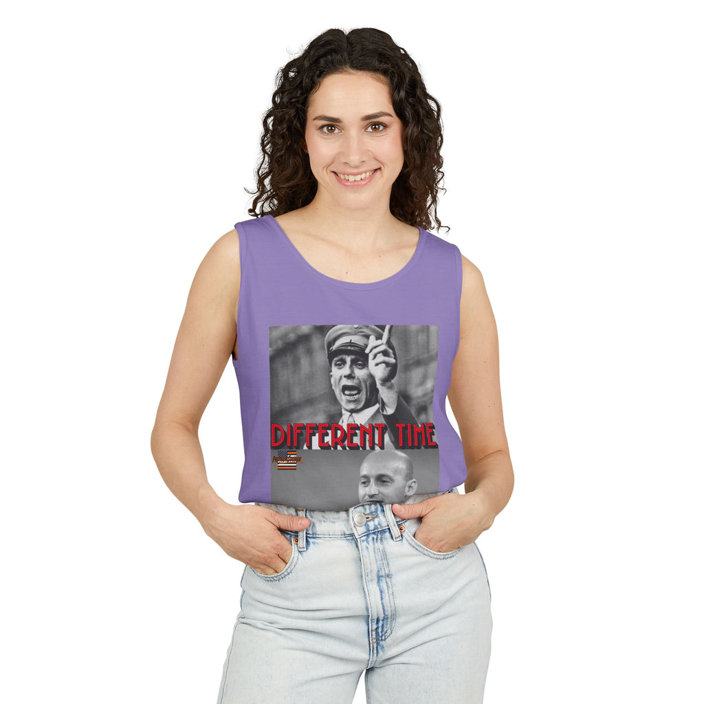 Different Time, Same Person Unisex Cotton Tank Top