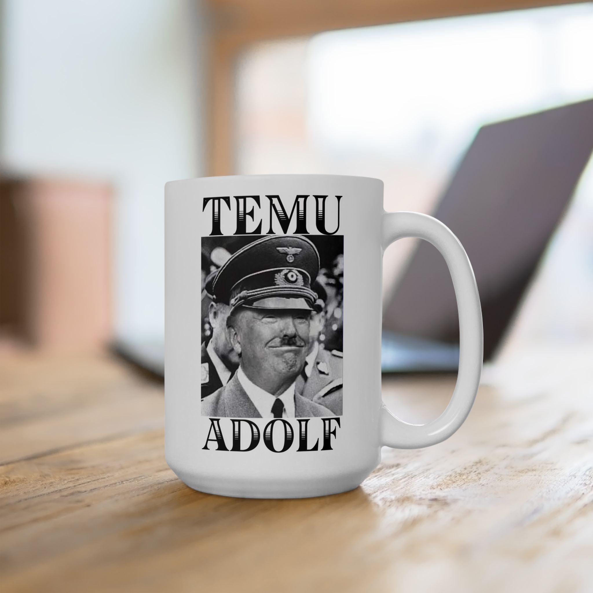 Temu Adolf 15 oz. Ceramic Coffee Mug