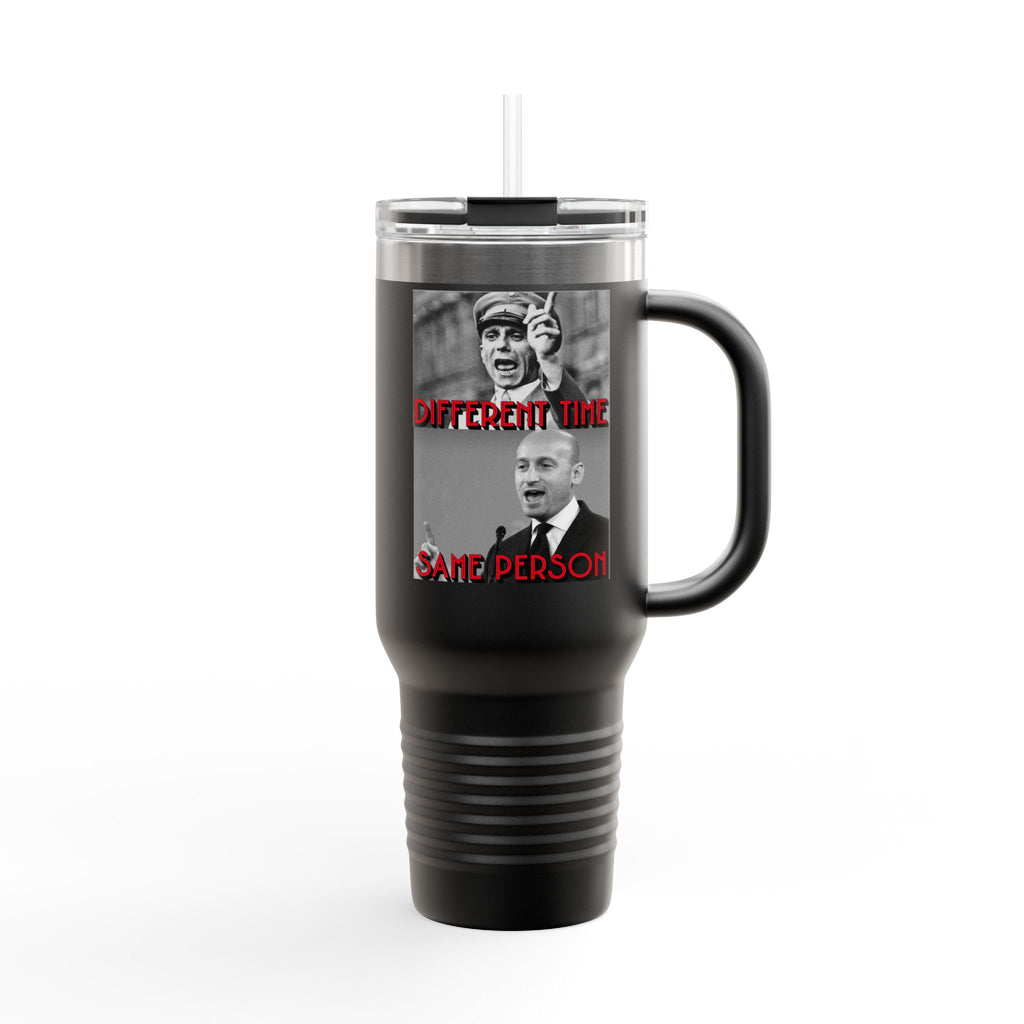 Different Time, Same Person Insulated 40 oz. Travel Mug