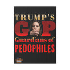Guardians Of Pedophiles 18"X24" Plastic Protest Yard Sign w/Wire Stand
