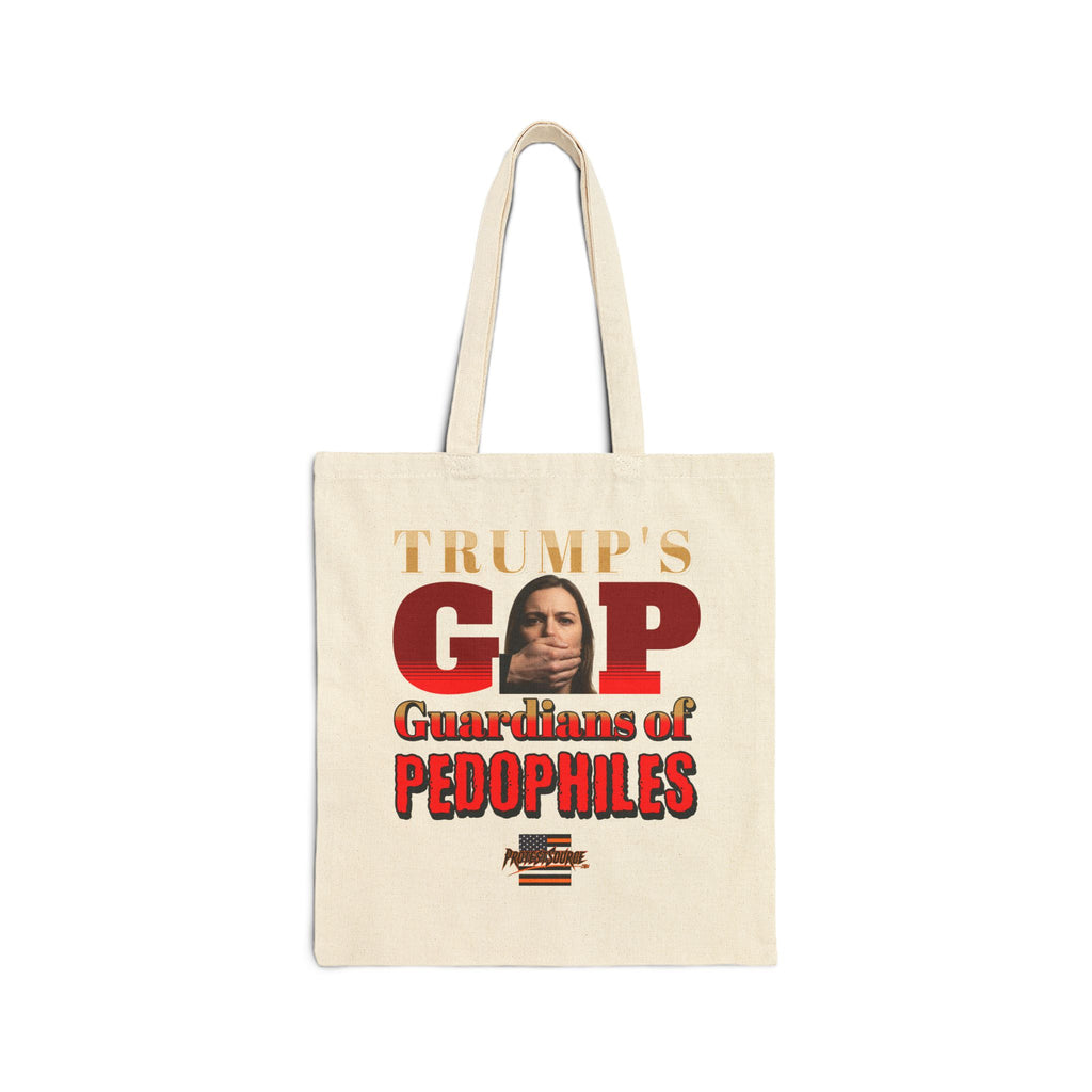 Guardians Of Pedophiles Cotton Canvas Tote Bag