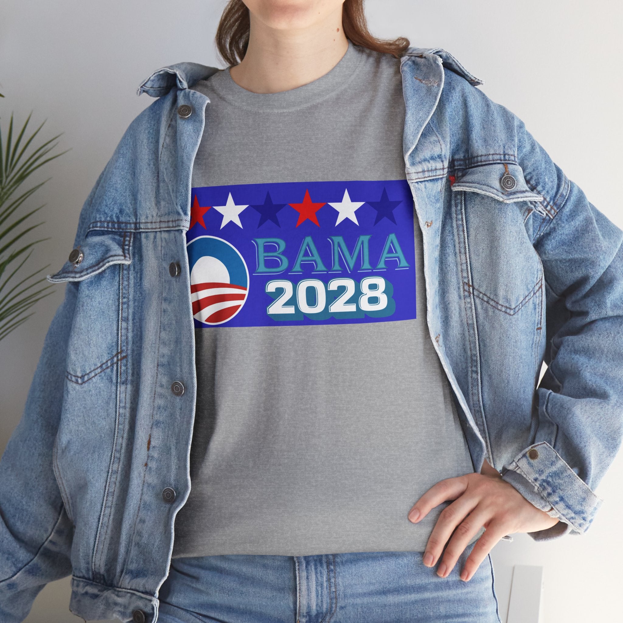 Obama 2028 Unisex Heavy Cotton Gildan Tee