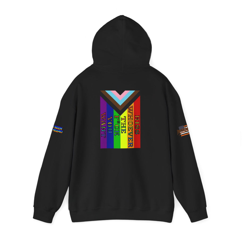 Kiss Whoever The F*ck You Want Unisex Heavy Blend Gildan Hoodie