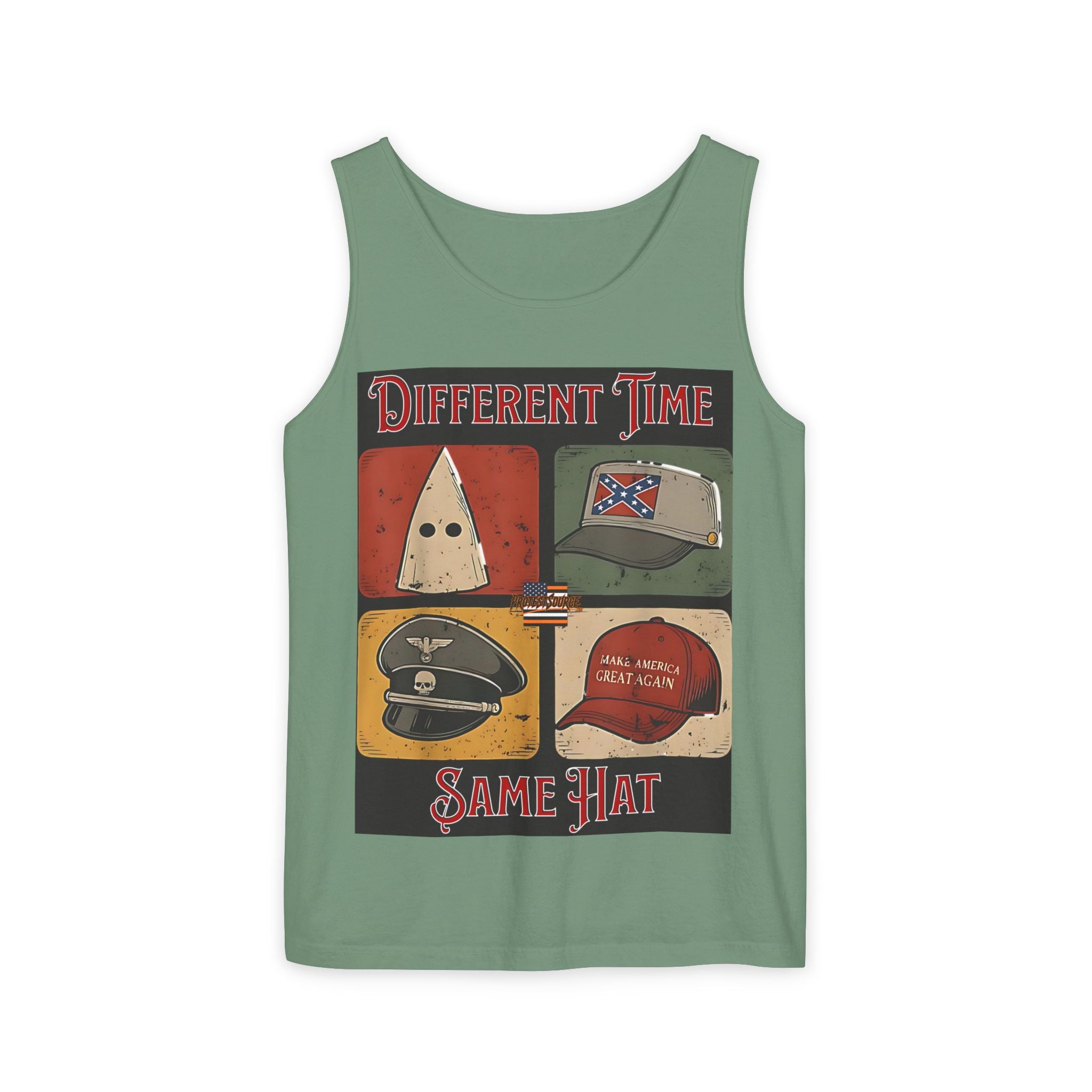 Different Time, Same Hat Unisex Cotton Tank Top