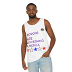 Morons Are Governing America Unisex Cotton Tank Top