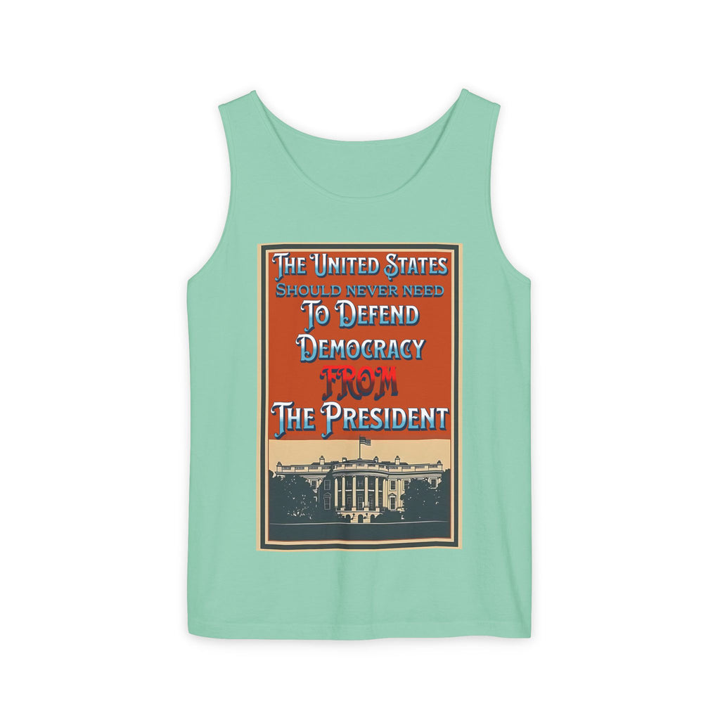 Defending Democracy Unisex Cotton Tank Top