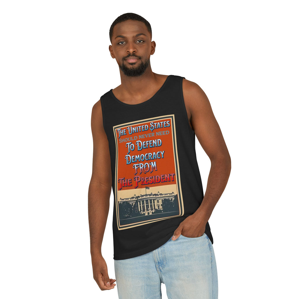 Defending Democracy Unisex Cotton Tank Top