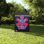 Healthcare is a Human Right Plastic Protest Yard Sign w/Wire Stand