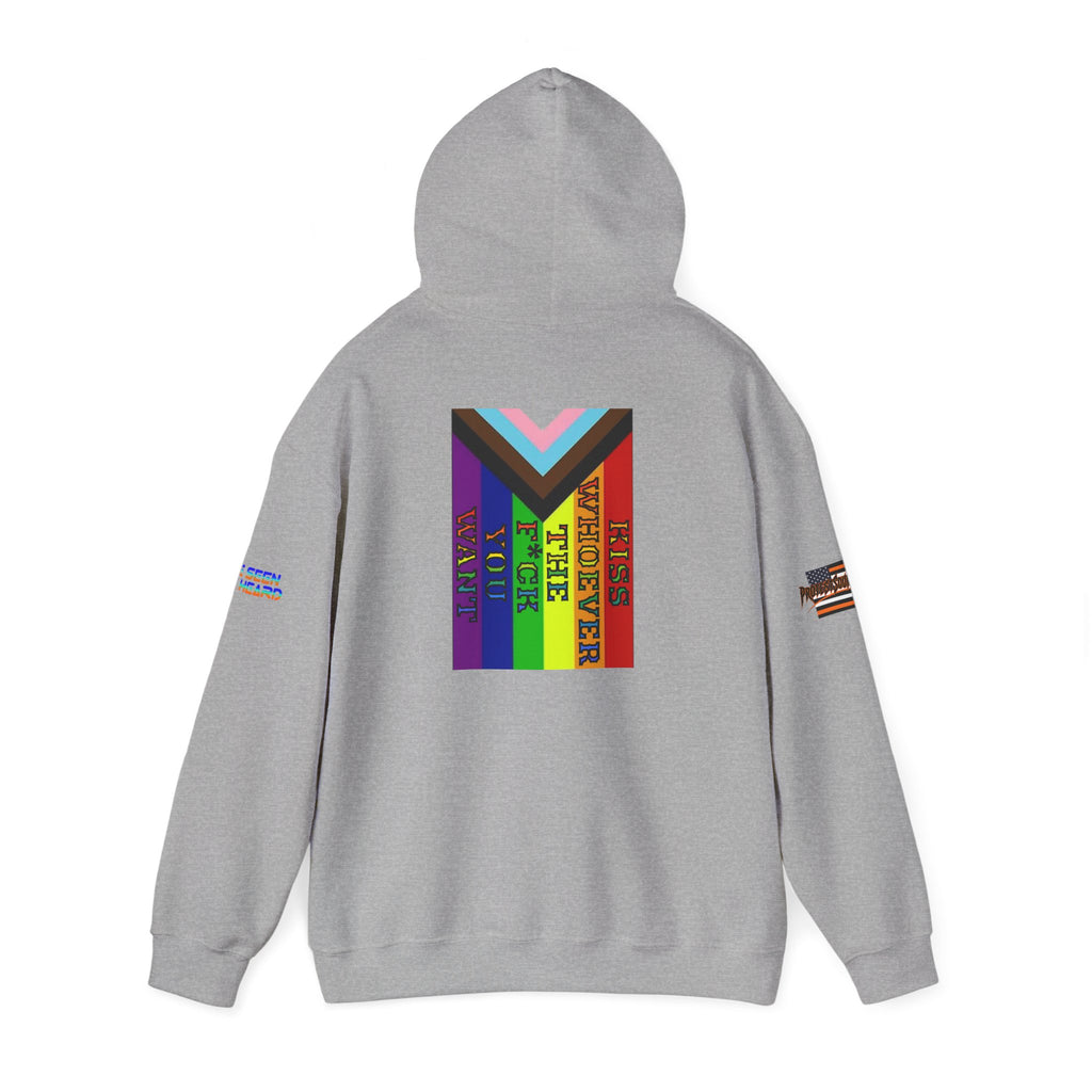 Kiss Whoever The F*ck You Want Unisex Heavy Blend Gildan Hoodie