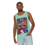 No Kings In The USA Unisex Cotton Tank Top
