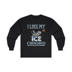 I Like My ICE Crushed Long Sleeve Cotton Gildan Tee