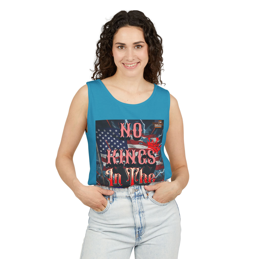 No Kings In The USA Unisex Cotton Tank Top