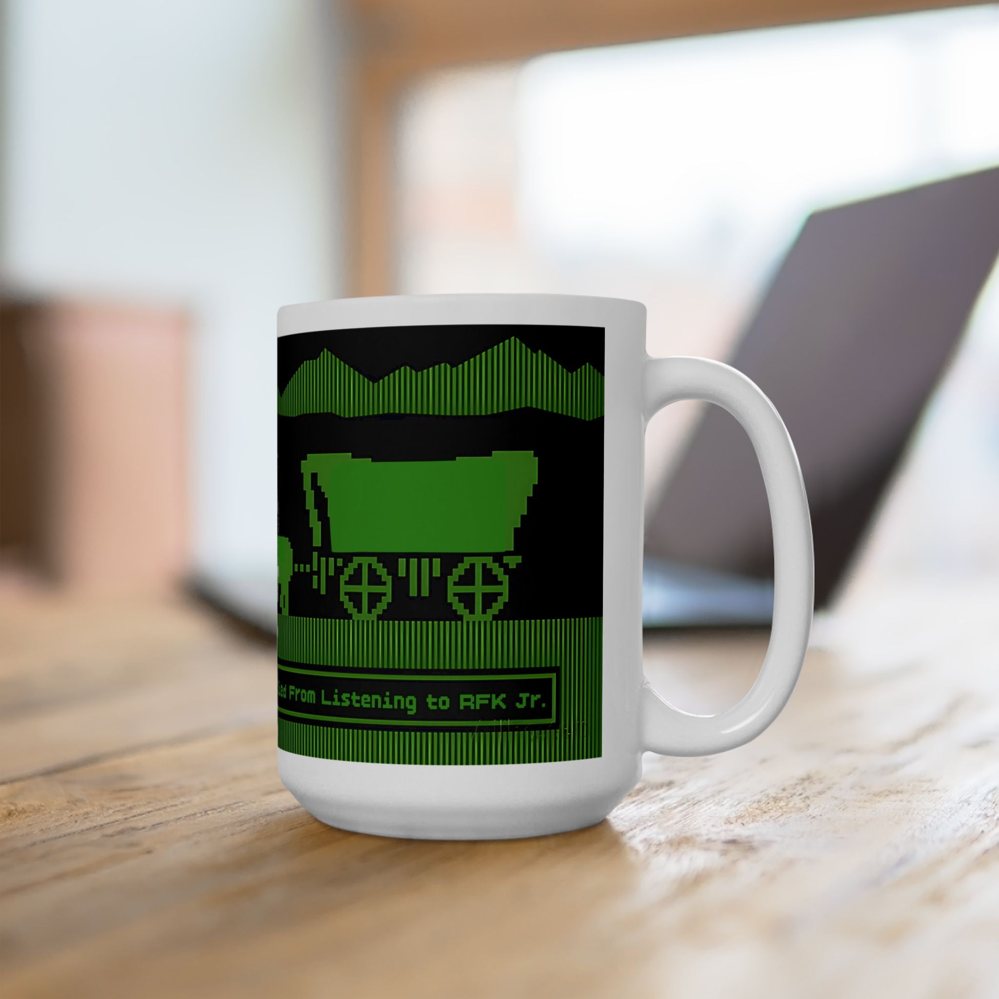 RFK Jr. Kills 15 oz. Ceramic Coffee Mug, Perfect for Activists, Protests, Gifts, and Daily Use