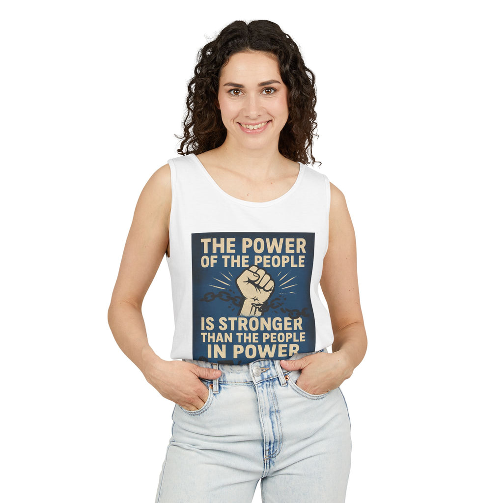 The Power of the People Unisex Cotton Tank Top