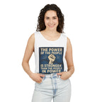 The Power of the People Unisex Cotton Tank Top