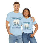 The Wrong ICE is Disappearing Unisex Heavy Cotton Gildan Tee, Casual Wear, Gift for Activists, Comfortable Protest Wear