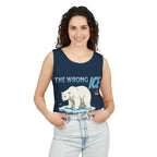 The Wrong ICE is Disappearing Unisex Cotton Tank Top