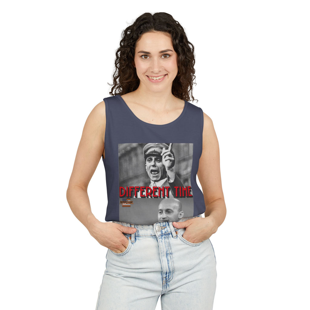 Different Time, Same Person Unisex Cotton Tank Top