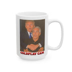 Trump Epstein Coldplay Cam 15 oz. Ceramic Coffee Mug, Perfect for Activists, Protests, Gifts, and Daily Use