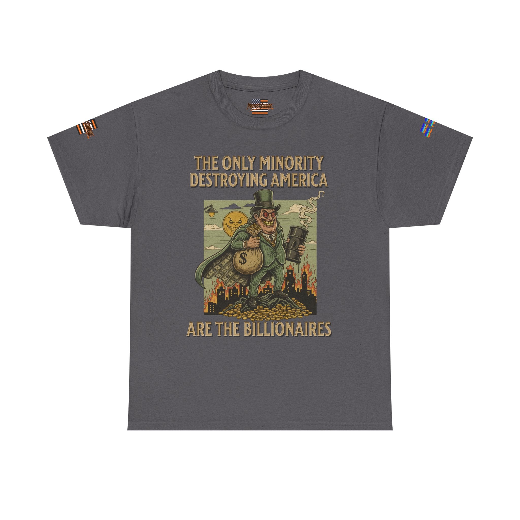 The Only Minority Destroying America Unisex Heavy Cotton Gildan Tee, Casual Wear, Gift for Activists, Comfortable Protest Wear
