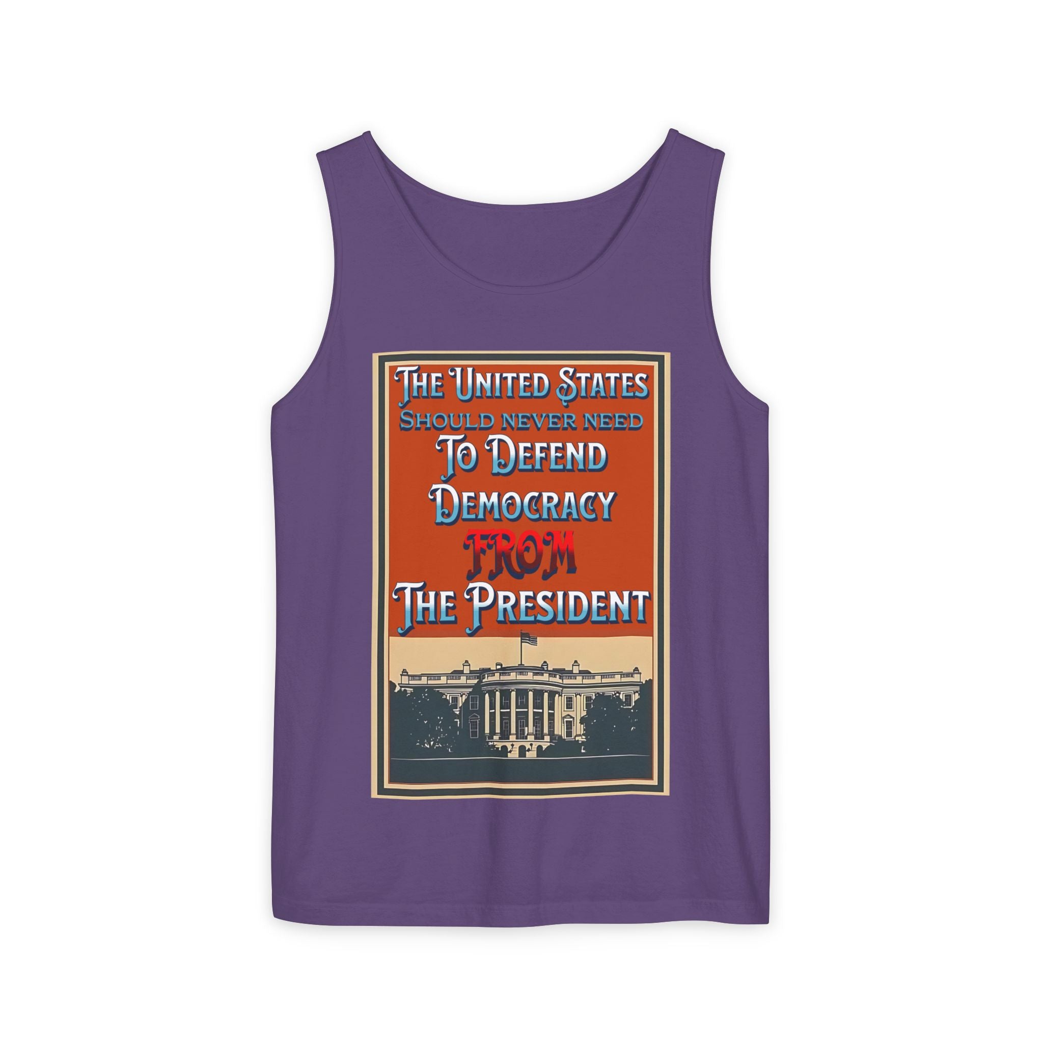 Defending Democracy Unisex Cotton Tank Top